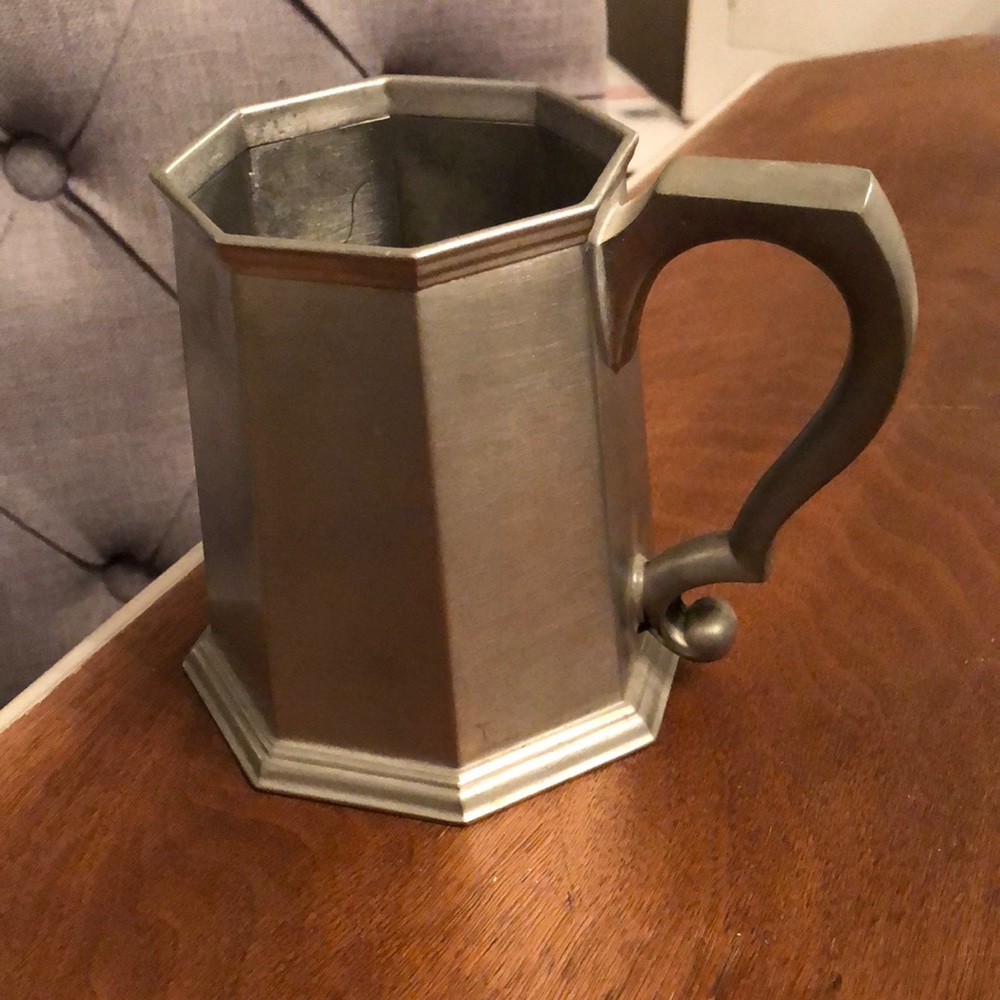 Pewter Gorham Octagonal Mug.